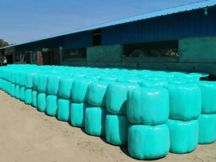 silage baling and wrapping