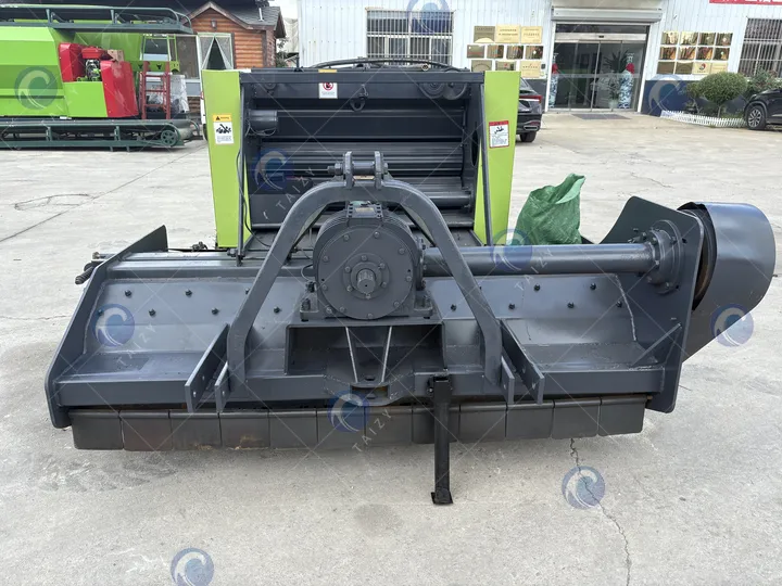 corn stalk cutter and baler machine