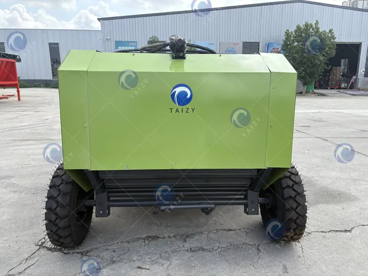 straw pine harvest baling machine