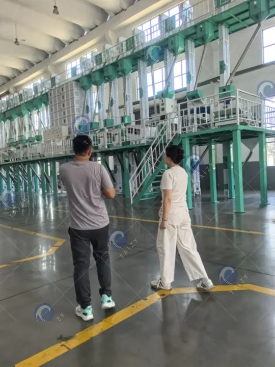 精米工場見学