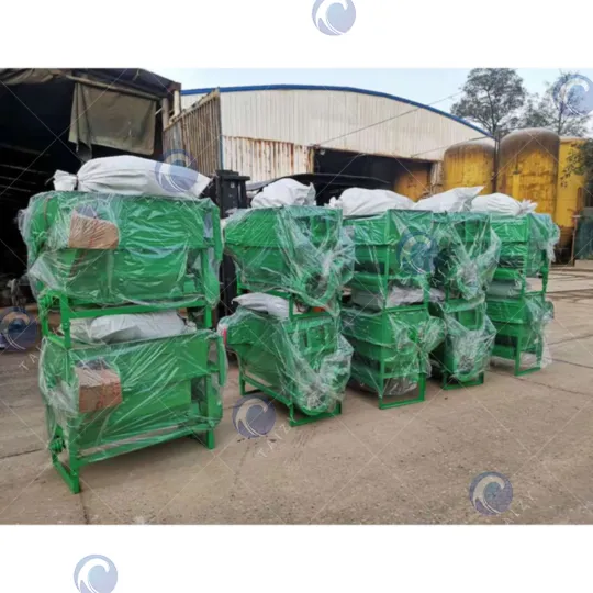 batch of thresher machines for export