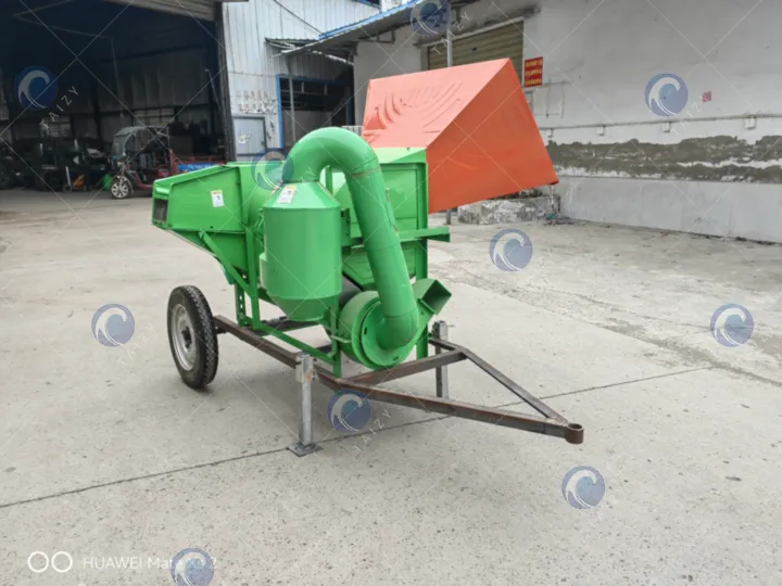 grain threshing machine for rice wheat