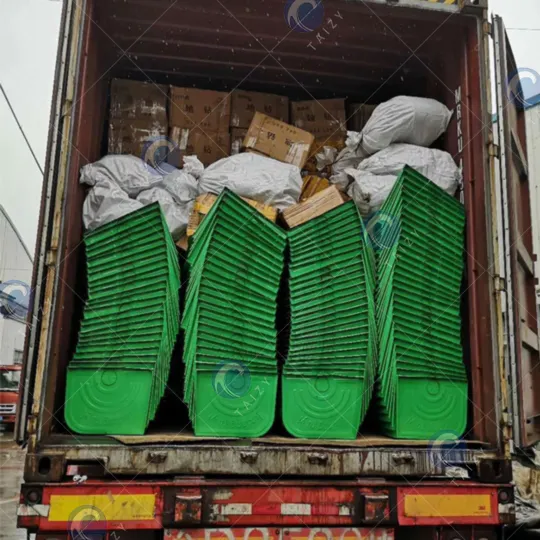 een container graan rijst tarwe-maalder