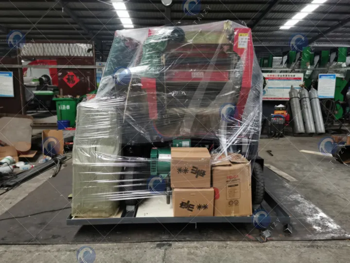 silage baler machine ready for shipment
