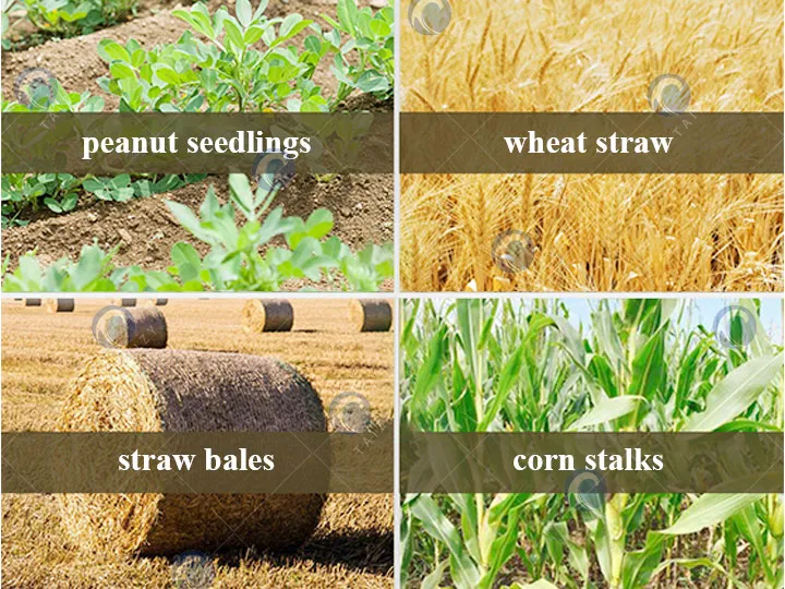 aplicaciones del triturador de fardos de heno de paja