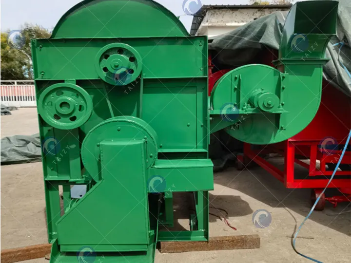 double fans of rice wheat thresher machine