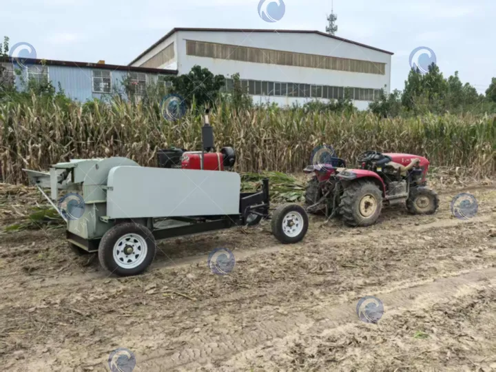 mesin penggiling silase dengan traktor