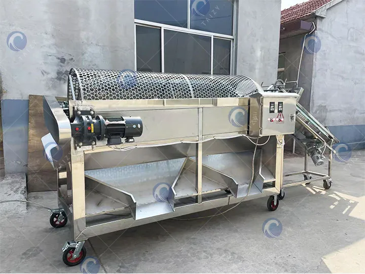 industrial cocoa bean shelling machine