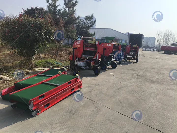 Круглая силосная тюковка готова к доставке