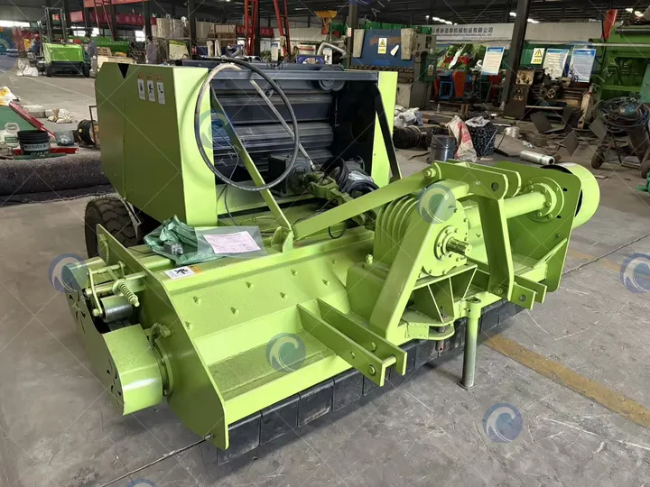 hay baling equipment with harvesting function