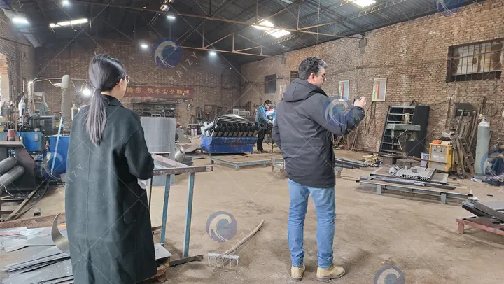 peanut cleaning and shelling machine workshop