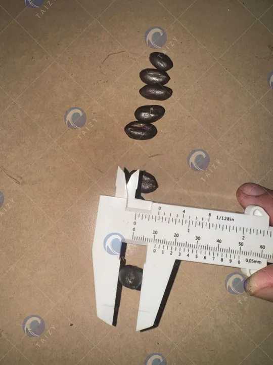 peanut size measurement