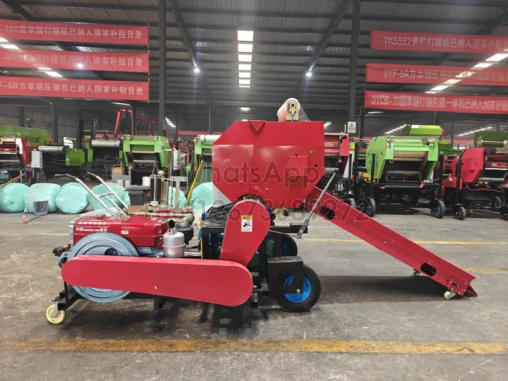 diesel silage forage baler