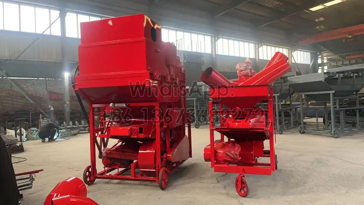 newly-made peanut cleaning and shelling machine