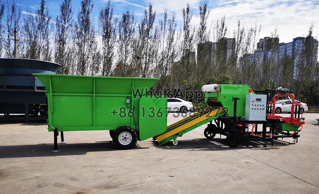 Mashine ya kufunga na kufunga silage kiotomatiki