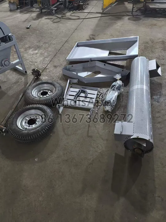 componentes de la máquina cosechadora de semillas de melón