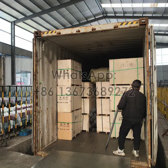 agro equipment in the container