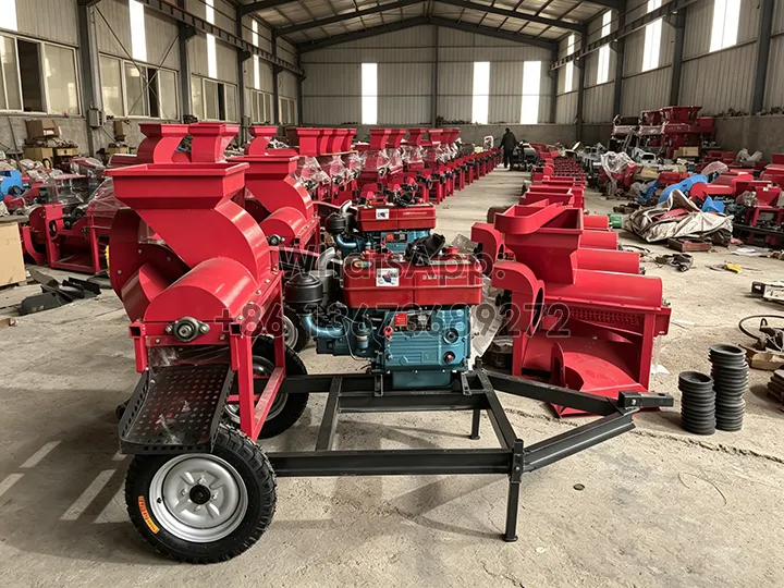 diesel engine corn sheller machine