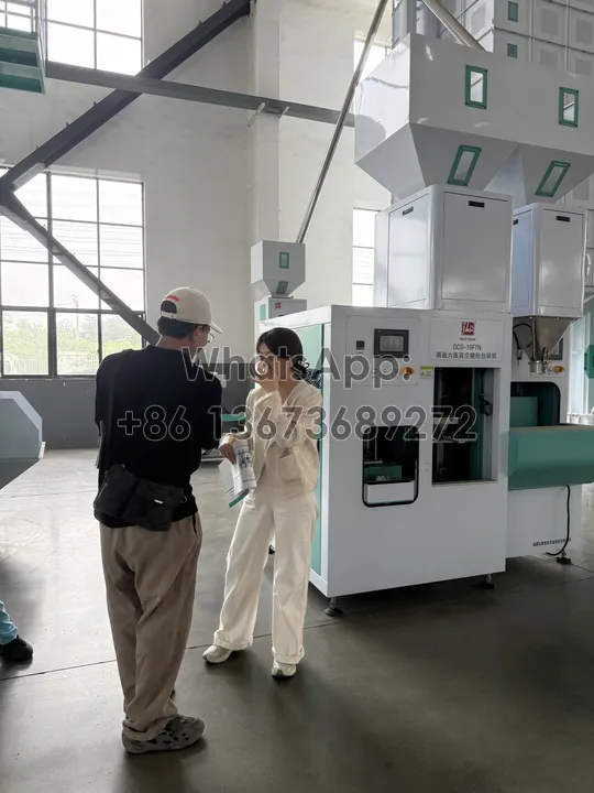 discussion in the rice mill factory