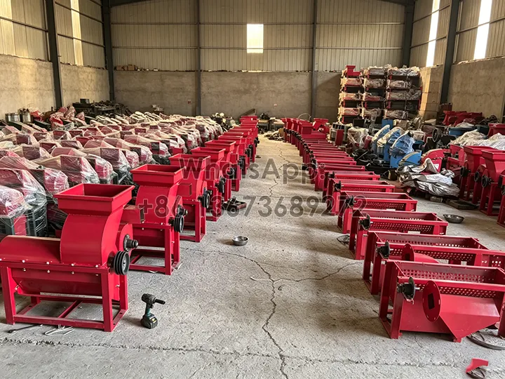 maize sheller machine in production