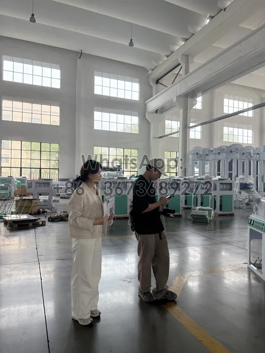 white rice milling machine unit