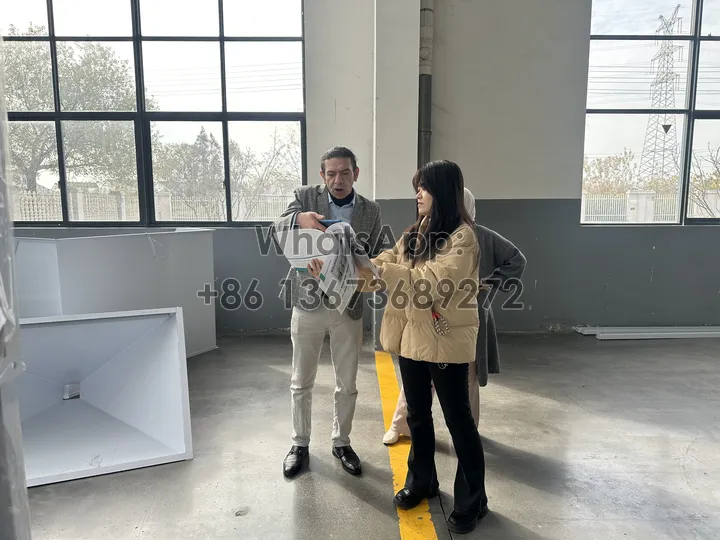 brochure and product picture of rice milling line