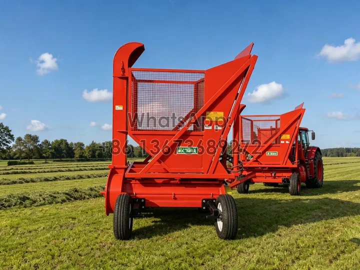 tractor mounted silage harvester