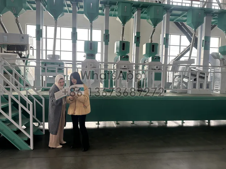 whole line for paddy rice processing